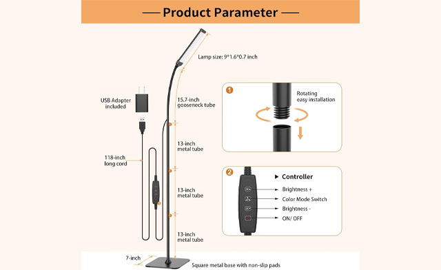 Image of $17 for an Energy-Efficient LED Floor Lamp (a $34.99 Value)