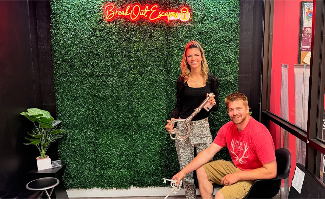 Image of $89 & Up for an Escape Room & Axe Throwing Package for 2 or 4 People