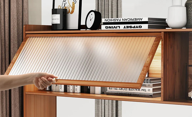 Image of $109 for a Bamboo Computer Desk with Bookshelf (a $299.99 Value)