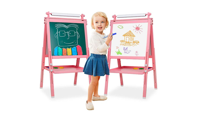 Image of $49 for a Kids' Double-Sided Whiteboard & Chalkboard (a $119.99 Value)