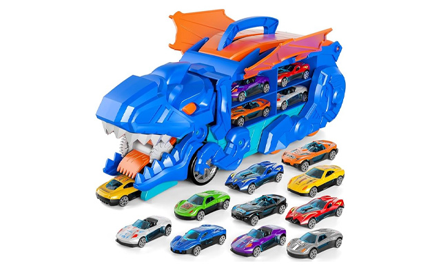 Image of $25 for a Toddler Dinosaur Truck Toy Set (a $44.99 Value)