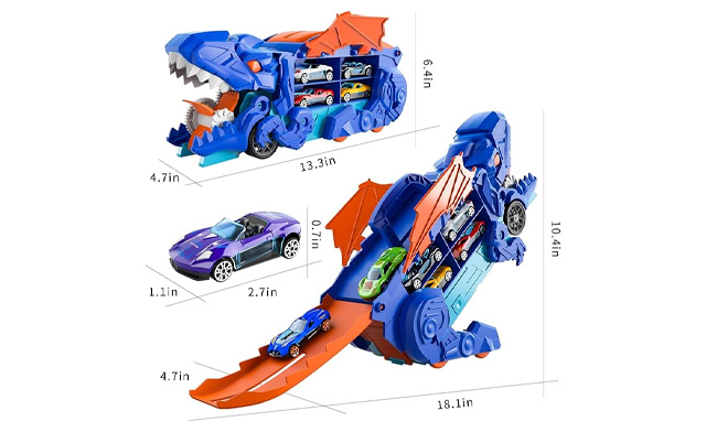 Image of $25 for a Toddler Dinosaur Truck Toy Set (a $44.99 Value)