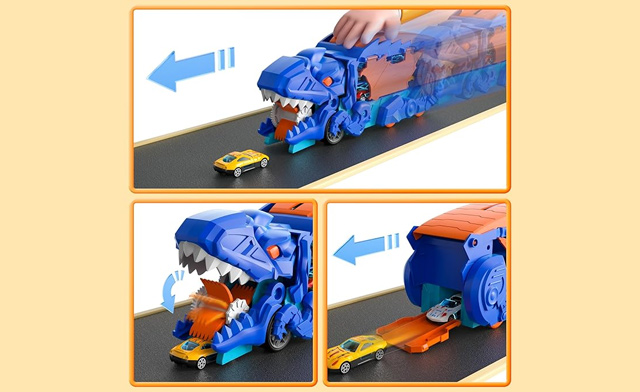Image of $25 for a Toddler Dinosaur Truck Toy Set (a $44.99 Value)