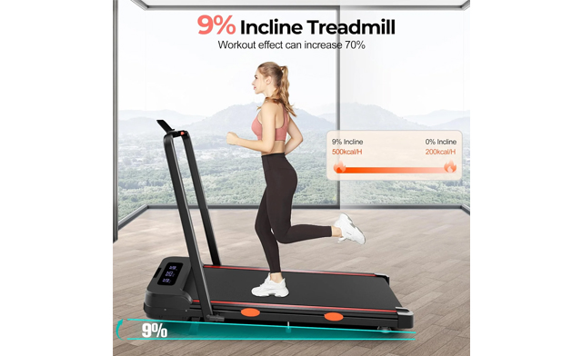 Image of $159 for a Walking Pad Under Desk Treadmill with Handle Bar (a $249.99 Value)