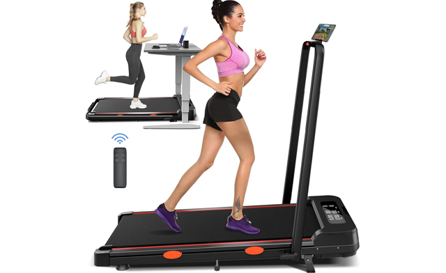 Image of $159 for a Walking Pad Under Desk Treadmill with Handle Bar (a $249.99 Value)