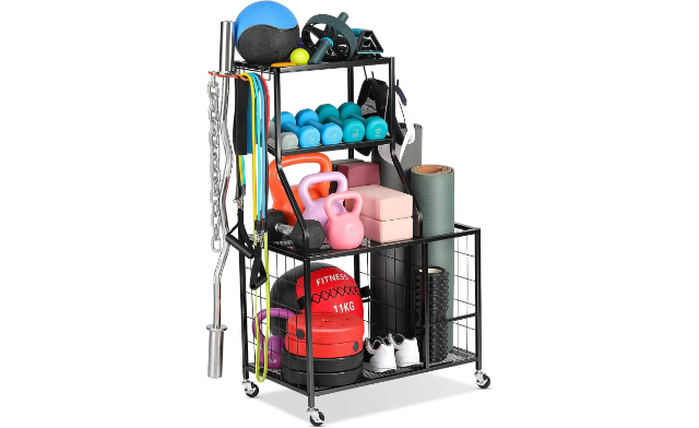 Image of $49 for an All-in-One Sports & Gym Storage Rack (a $99.99 Value)