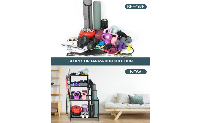 Image of $49 for an All-in-One Sports & Gym Storage Rack (a $99.99 Value)