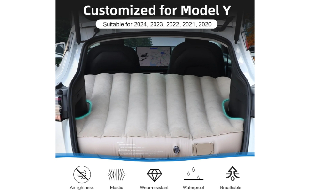 Image of $109 for a Customized Self-Inflating Mattress for Tesla Model Y (a $199.99 Value)