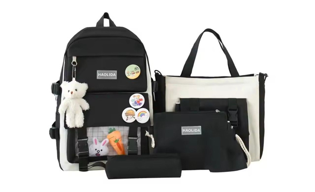Image of $46 for a 4-Piece Nylon School Bag Set (a $53.94 Value)