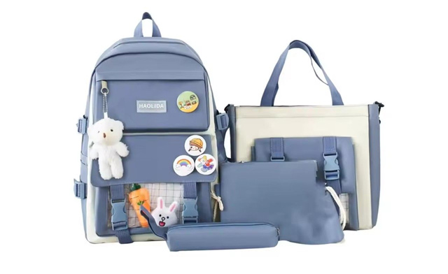 Image of $46 for a 4-Piece Nylon School Bag Set (a $53.94 Value)