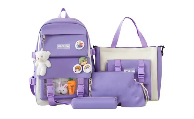 Image of $46 for a 4-Piece Nylon School Bag Set (a $53.94 Value)