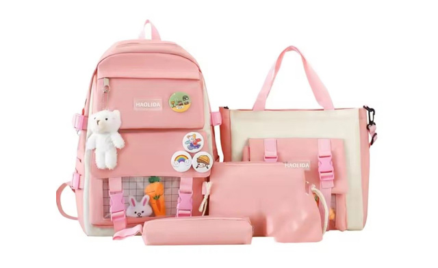 Image of $46 for a 4-Piece Nylon School Bag Set (a $53.94 Value)