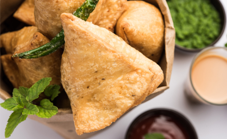 $44.99 for 1.5 kg of Large Vegetable Samosas (a $60 Value)