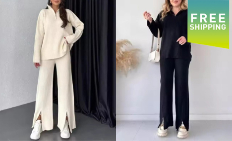 $56 for a Women's Ribbed Two-Piece Set (a $112 Value)