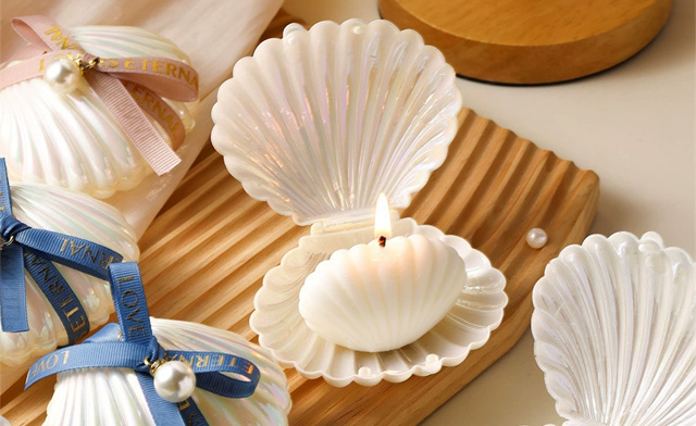 Image of $25 for a 10-Piece Shell Pearl Freesia Candle Set (a $36.99 Value)