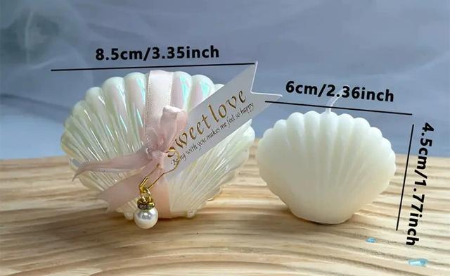 Image of $25 for a 10-Piece Shell Pearl Freesia Candle Set (a $36.99 Value)