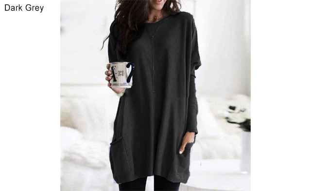 Image of $27 for a Women’s Long Sleeve Pocket T-Shirt (a $49 Value)