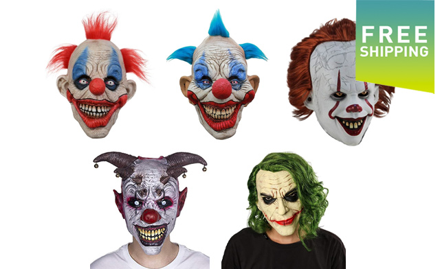 Image of $32 for a Scary Halloween Clown Mask (a $39.99 Value)