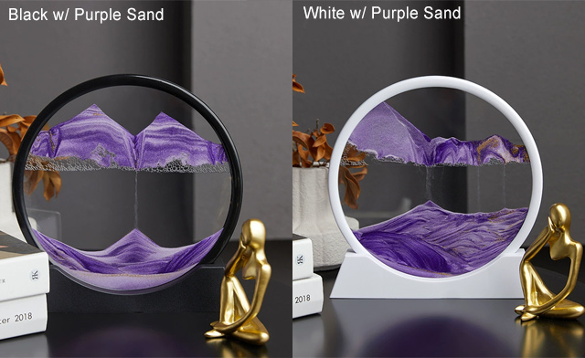 Image of $27 for a 3D Moving Sand Art Glass Decoration (a $45.99 Value)