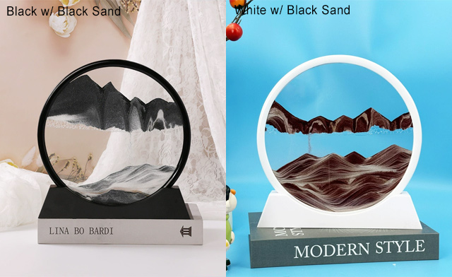 Image of $27 for a 3D Moving Sand Art Glass Decoration (a $45.99 Value)