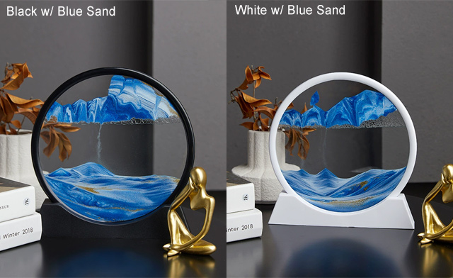 Image of $27 for a 3D Moving Sand Art Glass Decoration (a $45.99 Value)