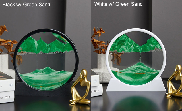 Image of $27 for a 3D Moving Sand Art Glass Decoration (a $45.99 Value)