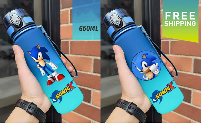 Image of $19.99 for a Blue Hedgehog Sports Water Bottle (a $23.99 Value)