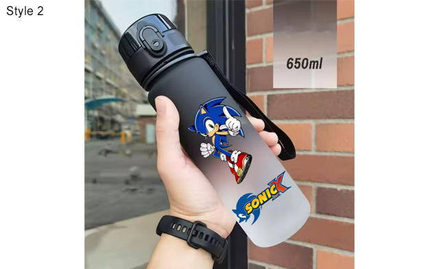 Image of $19.99 for a Blue Hedgehog Sports Water Bottle (a $23.99 Value)