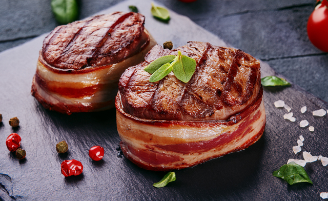 Image of $125 for 8 x 7oz Bacon Wrapped Beef Tenderloins (a $160 Value)