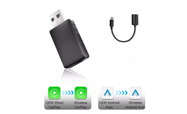 Image of $34.99 for a Wireless CarPlay & Android Auto Adapter (a $49.99 Value)