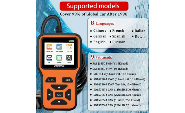 Image of $42.99 for a Car OBD2 Diagnostic Scanner (a $49.99 Value)