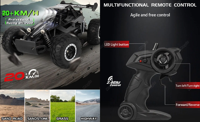 Image of $49.99 for an RC Drift Car with LED Lights (a $59.99 Value)