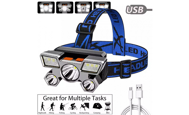 Image of $27.99 for a Rechargeable 5-LED Headlamp (a $34.99 Value)