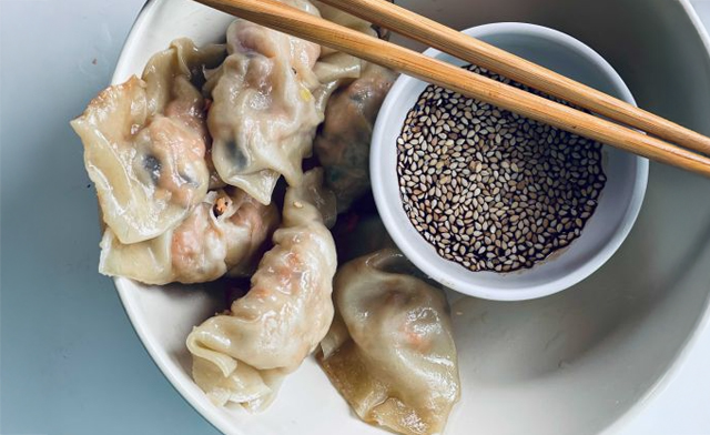 Image of $37.99 for 2 kg of Japanese Style Salmon Gyoza (a $60 Value)