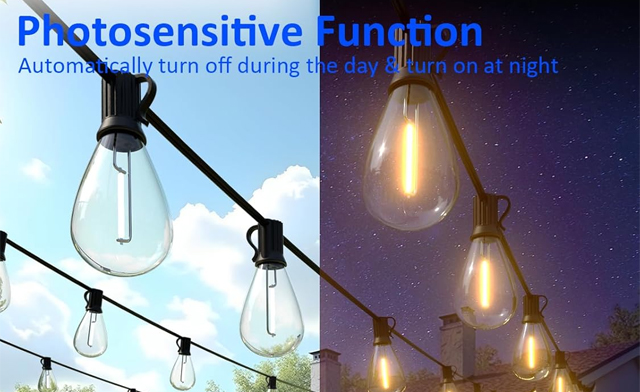 Image of $19 for 50FT Outdoor Solar String Lights (a $49.99 Value)