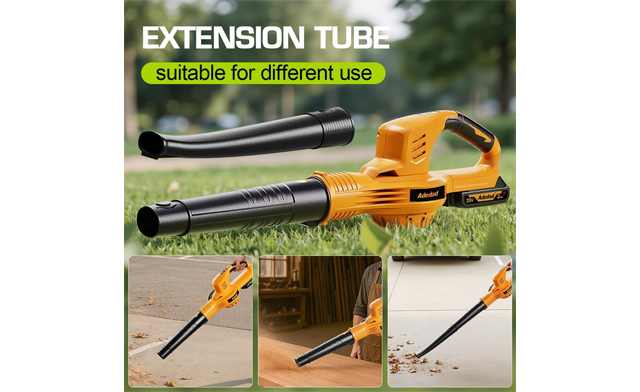 Image of $42 for a 20V Cordless Leaf Blower with 2 Batteries and Charger (an $89.99 Value)