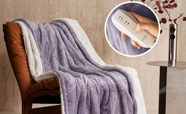 Image of $19 for a JET'S HOME Heated Blanket - 50 x 60 inch (a $46.99 Value)