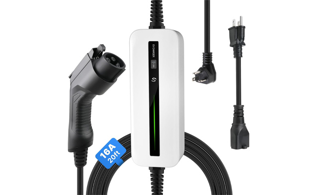 Image of $57 for a Morec Level 1/2 Portable EV Charger with 20FT Cable (a $159.99 Value)