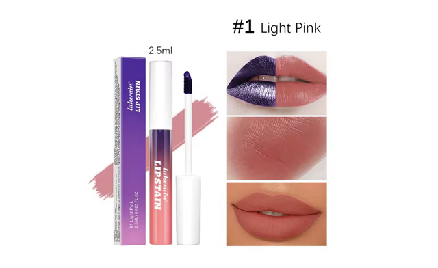 Image of $21 for a 2-Pack of 3 Waterproof Peel-Off Lip Stains (a $24.99 Value)