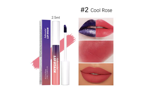Image of $21 for a 2-Pack of 3 Waterproof Peel-Off Lip Stains (a $24.99 Value)