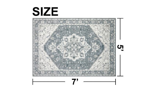 Image of $43 for a 5 x 7 ft Decorative Mat (a $99.99 Value)