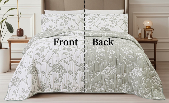 Image of $40 & Up for a Jacquard Embroidered Quilt Set
