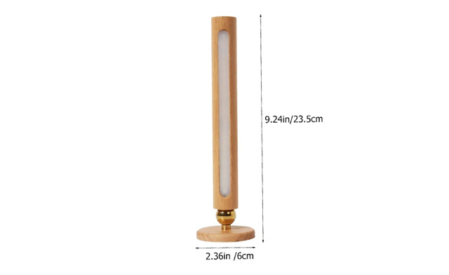 Image of $38.99 for a 2-Piece Rotatable Wooden LED Wall Lamp (a $69.99 Value)