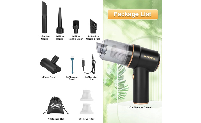 Image of $21.99 for a WADEO Handheld Vacuum Cleaner (a $39.99 Value)