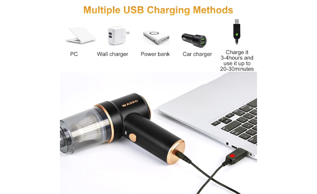 Image of $21.99 for a WADEO Handheld Vacuum Cleaner (a $39.99 Value)