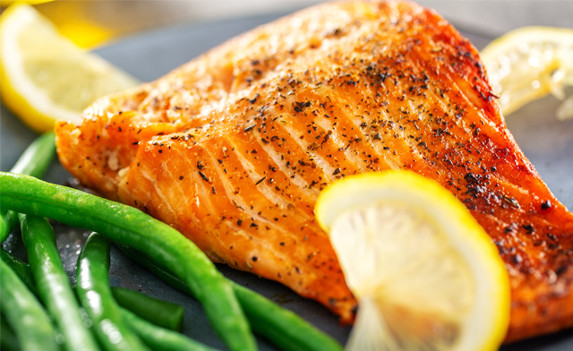Image of $55 for 5 lbs of Skin Off Grill Ready Seasoned Atlantic Salmon (a $93 Value)