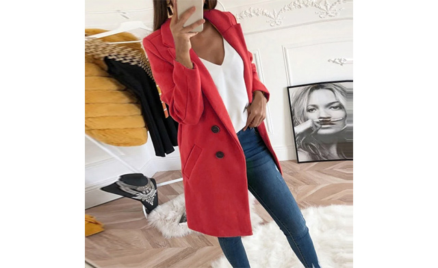 Image of $34.95 for a Women's Trench Coat (a $99.99 Value)