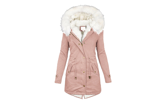 Image of $60.95 for a Women's Mid Length Winter Coat (a $120 Value)