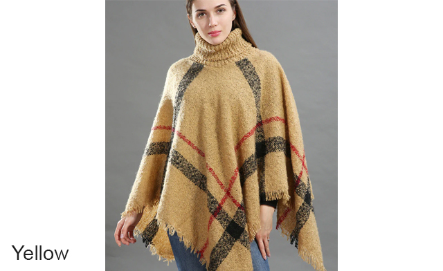 Image of $30.95 for a Women's Knitted Poncho (a $44.99 Value)