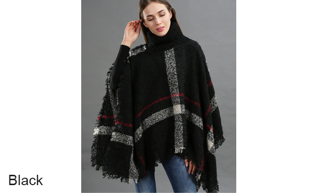 Image of $30.95 for a Women's Knitted Poncho (a $44.99 Value)